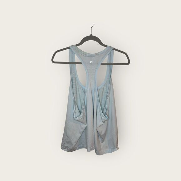 Lululemon Swiftly Tech Racerback Tank 2.0 Race Length Size 20 Blue - Picture 5 of 6
